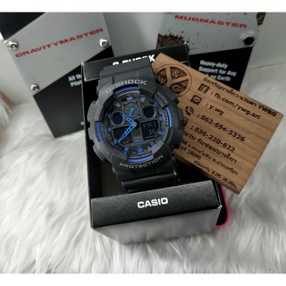 G-SHOCK รุ่น GA-100-1A2 นาฬิกาข้อมือ กันน้ำ ดีไซน์สวย มีสไตล์ ทนทาน ใช้งานได้นาน สินค้าคุณภาพ