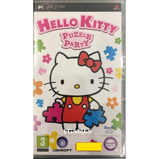 PSP Hello Kitty Puzzle Party แผ่นเกม ของแท้ มือ1 มือหนึ่ง ของใหม่ ในซีล แผ่นเกมส์