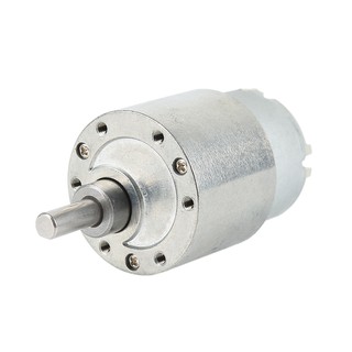 มอเตอร์เกียร์ไฟฟ้า CNC แรงบิดกำลังสูง 250 นิวตันซม. 37 มม. 15RPM DC 12V