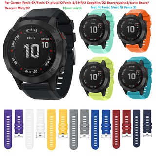 สายนาฬิกาข้อมือสําหรับสายนาฬิกาข้อมือสําหรับ Garmin Fenix 6 X / 6 X Pro / Fenix 5 X Plus / Fenix3 / 3 Hr / 3มม