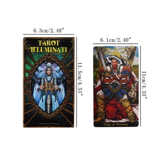 Iwo Tarot Illuminati Kit 78 การ์ดเกมการ์ดเกมส์สําหรับครอบครัว