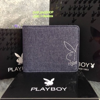 Playboy Denim  Leather Wallet แท้💯%