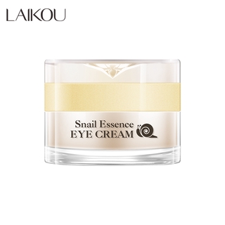 Laikou Snail Essence Eye Cream ช่วยลดเลือนริ้วรอยรอบดวงตา 25 กรัม.