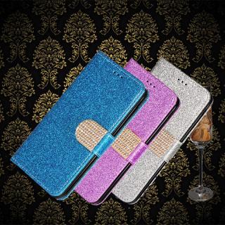 เคสกระเป๋าสตางค์หนัง pu ตั้งได้ glitter Infinix Hot S3 S3X Zero 5 6 7 8 8i Pro