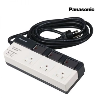 Panasonic รางปลั๊กไฟ 3/5/6 ช่อง 1-3 สวิตช์ มอก. รองรับไฟ 3500W ปลั๊กพ่วงมาตรฐาน