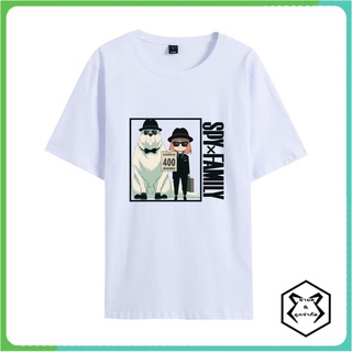 ใหม่ เสื้อยืดแขนสั้นลําลอง พิมพ์ลายอนิเมะ SPY Play House SPY x FAMILY ทรงหลวม แฟชั่นฤดูร้อน สําหรับผู้ชาย และผู้หญิง 202