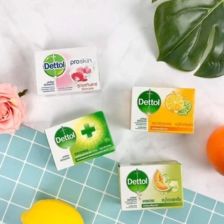 Dettol เดทตอล สบู่ก้อน แอนตี้แบคทีเรีย ปกป้องกลิ่นกาย 60 กรัม (แพ็ค 4 ก้อน)
