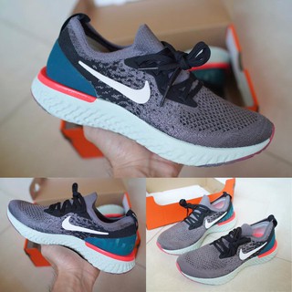 🔥โล๊ะะะะ🔥🔥Epic React Flyknit Grey / Mint