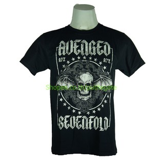 เสื้อวง Avenged Sevenfold เสื้อไซส์ยุโรป อะเว็นจด์เซเวนโฟลด์ A7X PTA1709 เสื้อยืดแฟชั่นวงดนตรี