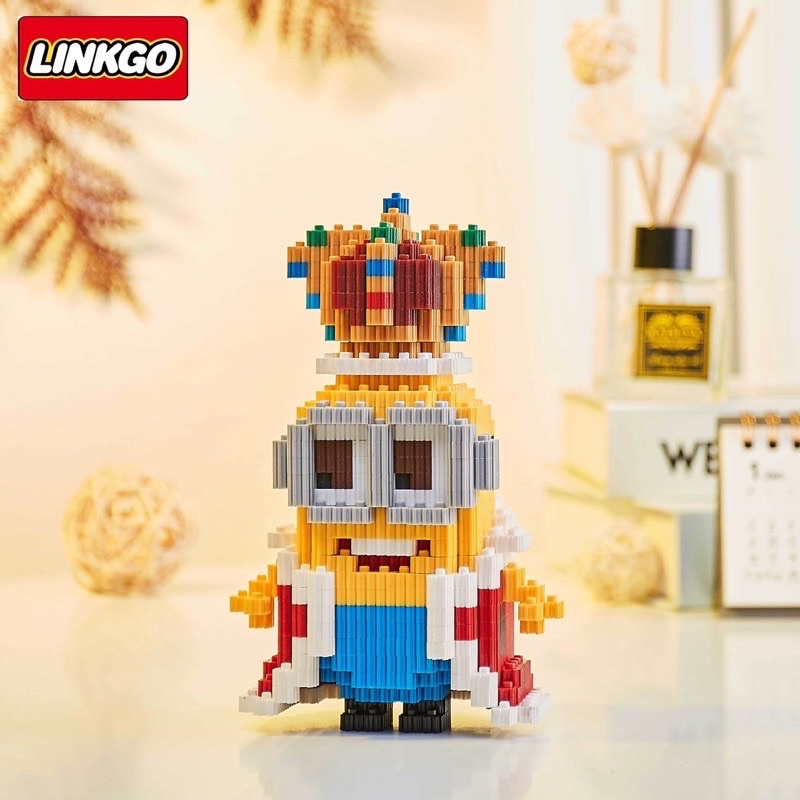 ตัวต่อ​ แบบเฟือง​ มิน​เนี่ยน​ 4 แบบ​ ใหม่ ยี่ห้อ​ Lingko​ (400+pcs) พร้อมส่ง รูปที่ 8