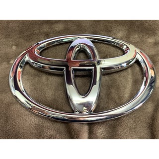 TOYOTA ตรา โลโก้ รถ หน้า แท้ FORTUNER 2004 - 2015 LOGO BADGE EMBLEM 17 x 11.7 cm Chrome GENUINE PART