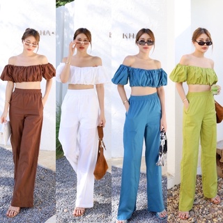 Simplestyle.byd Off shoulder Set ชุดเซท