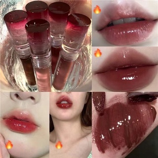 OULESONG ลิปสติก ติดทนนาน กันน้ำ 6 สี Mirror Lip Glaze