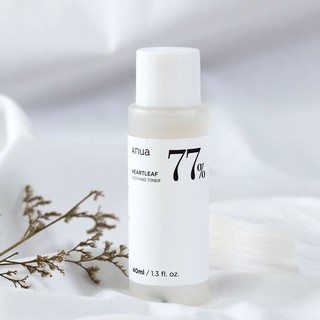 (ของแท้/พร้อมส่ง) ANUA HEARTLEAF 77% SOOTHING TONER 40ml.