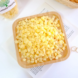 Dried Apple Diced 8-10 mm แอปเปิ้ลอบแห้งแบบเต๋า สูตรน้ำตาลน้อย  ผลไม้อบแห้ง เกรด A เกรดส่งออก By Garden Fruits