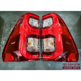 New Revo ปี 2020 ชุดไฟท้าย LED *** พร้อมหลอดไฟ *** ( Toyota แท้ศูนย์ 100% ) 0K430