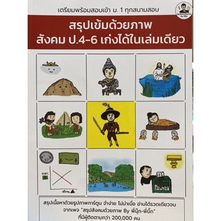 9789990155204 สรุปเข้มด้วยภาพ สังคม ป.4-6 เก่งได้ในเล่มเดียว