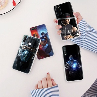 Ml-201 เคสโทรศัพท์มือถือแบบนิ่ม ใส ลาย Mortal Kombat สําหรับ VIVO Y22s Y16 Y02S Y02 Y01 V25 V25E X80 Pro