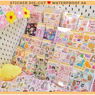 สติกเกอร์ ไดคัท กันน้ำ ลอกแล้วติดได้เลย Sticker die-cut x New [รหัสF]