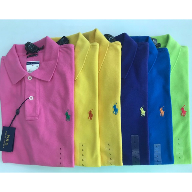 🇺🇸New ของแท้ นำเข้า Polo Ralph Lauren เสื้อคอปก คอโปโล ผู้หญิง มีหลากสี