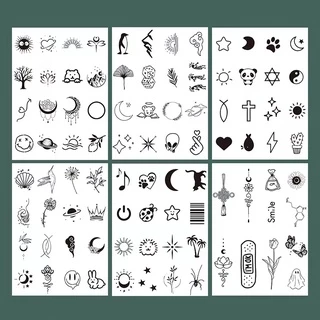 【COCO Magic tattoo】สติกเกอร์รอยสักชั่วคราว กึ่งถาวร ขนาดเล็ก กันน้ํา ติดทนนาน 15 วัน
