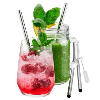 GEFU Stainless straw FUTURE หลอดสเตนเลสดูดน้ำ รุ่น 12705 (4/pack)