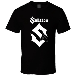 เสื้อยืดผ้าฝ้าย Yuanl5 [พร้อมส่ง] เสื้อยืดผ้าฝ้าย 100% พิมพ์ลาย Sabaton 1 โอเวอร์ไซซ์ ไซซ์ XS-4xl ของขวัญคริสต์มาส สําหร