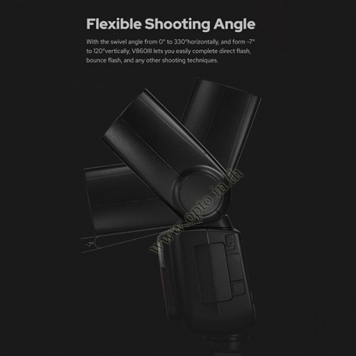 Godox V860III-N TTL 2.4G GN60 HSS Camera Flash with 10-Level Dimable Modeling Light, For Nikon V860