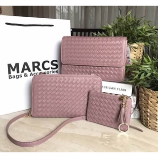 💕 Dont Miss! ซื้อ1ได้ถึง3ใบ MARCS 3in1 CROSSBODY BAG WITH WALLET 💕🍭