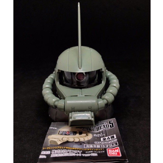 🔥Gundam Exceed Model ZAKU HEAD 5 Gashapon - MS-06C-6 Zaku II The Origin Ver.
