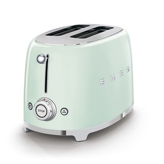 [0% 10 เดือน] เครื่องปิ้งขนมปัง smeg รุ่น TSF01PGEU สีเขียวพาสเทล