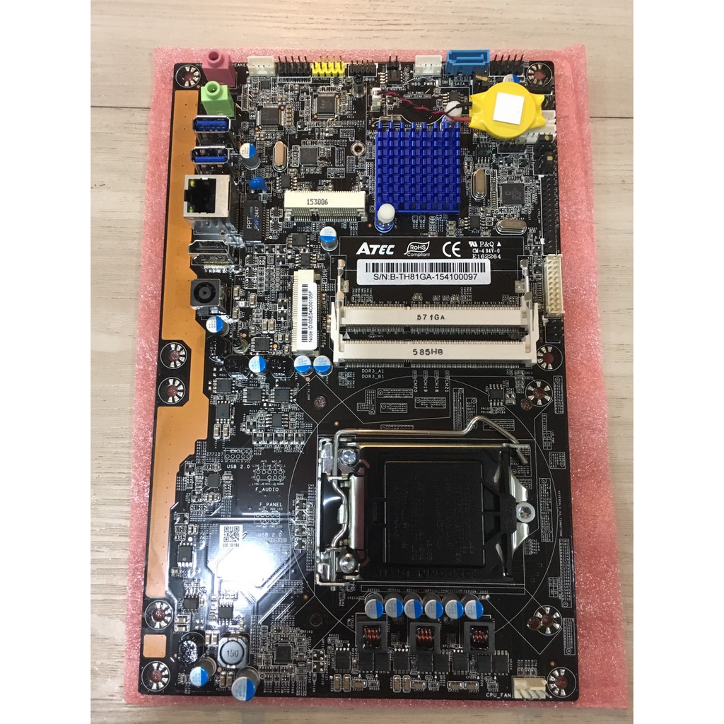 อะไหล่ Spare part เมนบอร์ด Mainboard ATEC TH81-GA สำหรับ All in one PC (ATEC AS หรือรุ่นอื่นๆที่รองร