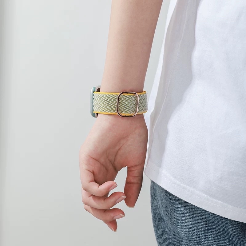 สายนาฬิกา NEW ผ้าใหม่  ใช้สำหรับ Smart Watch ultra10 9 8 7 6 SE  5 4 3 2 1 ขนาด38/40/41mm 42/44/45/46mm สาย smart watch