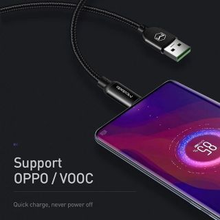 สายชาร์จเร็ว สำหรับ Realme VOOC CHARGE Type C 5A QC4.0 Mcdodo รองรับ Super Charge และ 4A Flash Charge VOOC For  Find  X