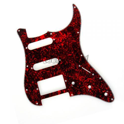 Pickguard สีแดงสำหรับ Fender Stratocaster