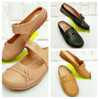 Leepopรองเท้าเปิดส้นแฟชั่นไซร์36-40ราคา299-349
