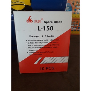 ใบมีดคัตเตอร์ใหญ่ 45องศา NO.L-150 (100 กล่อง )รับประกันความคมและแข็งแรง