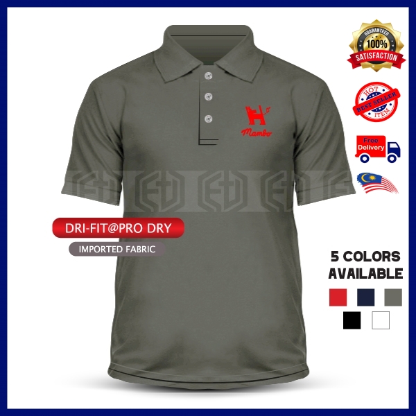 เสื้อยืดไมโครไฟเบอร์โปโลMamboท่องกีฬาBaju Sulam PakaianกีฬาStreetwearเสื้อยืดเสื้อลําลองUnisex