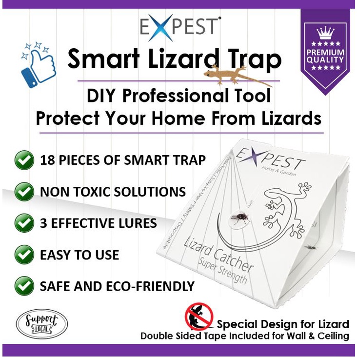 [มัด 2 กล่อง] Expest Smart Lizard (Cicak) Smart Trap DIY