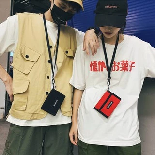แถมสายคล้องคอ กระเป๋าสตางค์สตรีท Heymister 4 สี W002