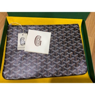 New! goyard clutch MM noir ขนาด30*20cm