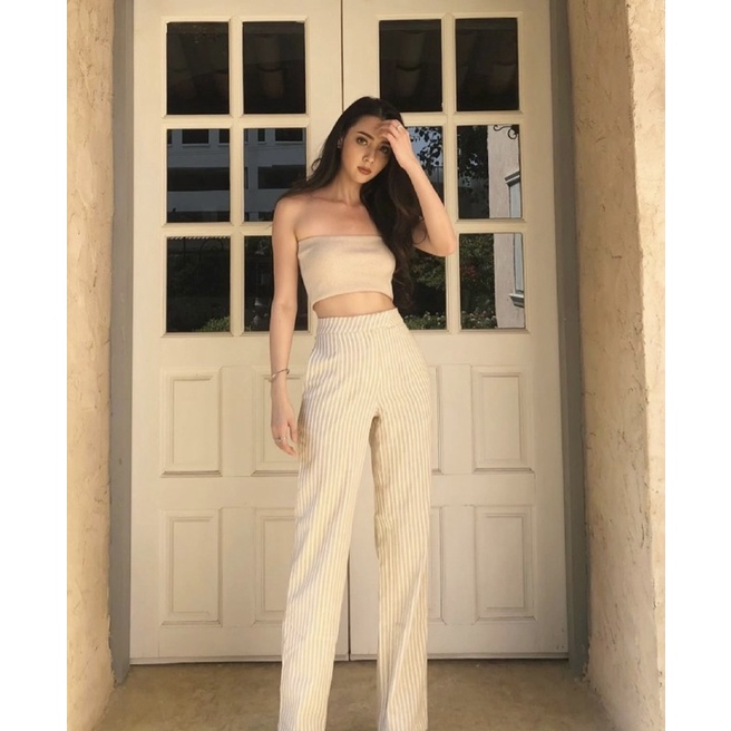 ส่งต่อ Set kimber_official  ♡ KIMBER TOP + KIMBER NUDE PANTS