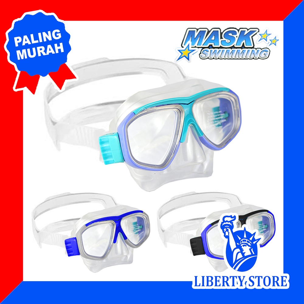 หน้ากากดําน้ําสําหรับผู้ใหญ่ M-7018