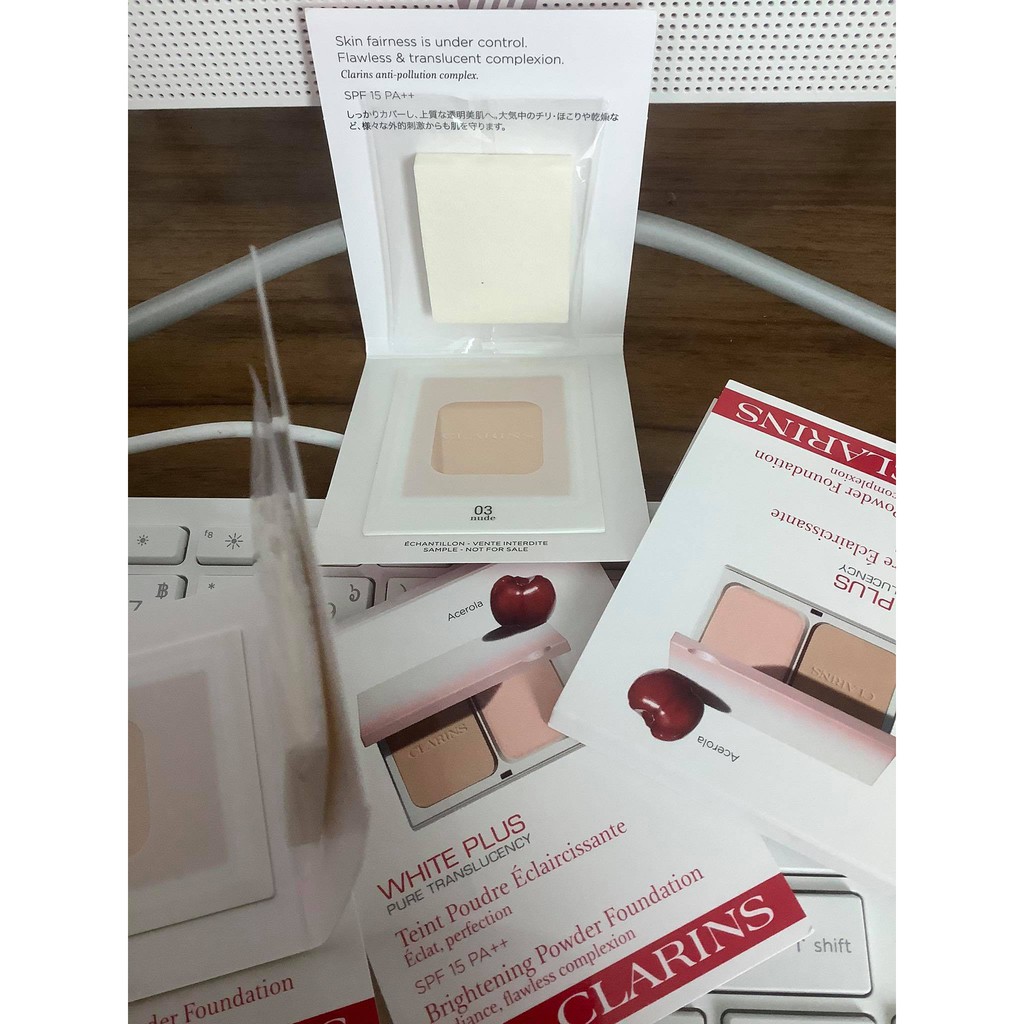 CLARINS | White Plus Brightening Powder Foundation SPF 15 PA++ 0.15g.