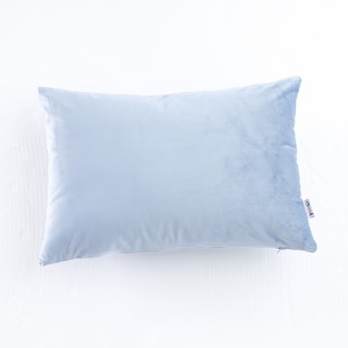 หมอน ใยสังเคราะห์ สีฟ้า พิมพ์ลาย ขนาด 20*50 ซม.