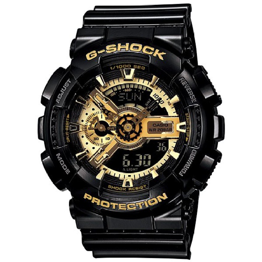 Casio G-shock Men Watch model GA-110GB-1A (black/gold)