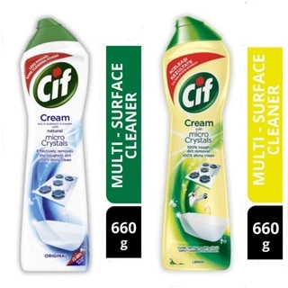 Cif Cleaning Cream ขนาด (660g.)ครีมทำความสะอาดขจัดคราบและฆ่าเชื้ออเนกประสงค มีเรทส่ง