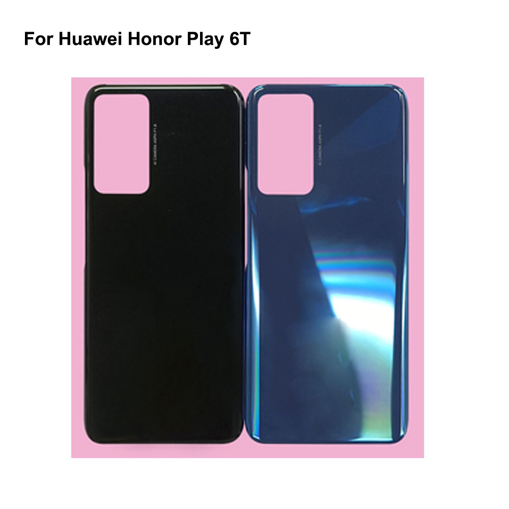 คุณภาพสูงโลโก้แบตเตอรี่ปกหลังสําหรับ Huawei Honor Play 6T แบตเตอรี่ด้านหลังประตูสําหรับ Huawei Honor