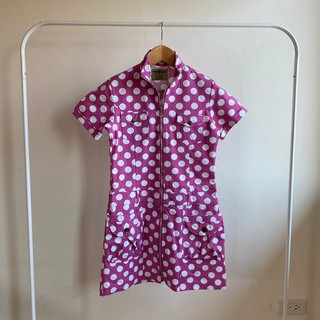 ชุดเดรสสั้น DF Touch Polka Dot Dress