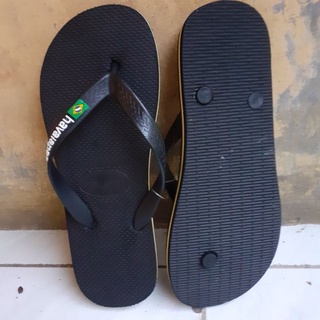 HAVAIANAS รองเท้าแตะ พิมพ์ลายโลโก้บราซิล สไตล์ฮาวายัส สําหรับผู้ชาย || รองเท้าแตะ สําหรับผู้ชาย || รองเท้าแตะลําลอง สําหรับผู้ชาย